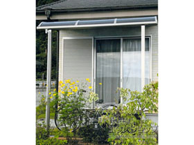 のテラス屋根 プレシオステラスII R型 テラスタイプ 単体 積雪〜20cm対応 施工例