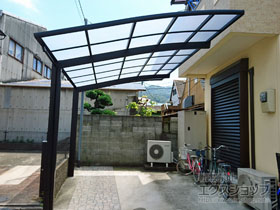 のカーポート ネスカR (ラウンドスタイル) 積雪〜20cm対応 施工例