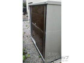 の物置・屋外倉庫 シンプリー 一般型 1740×615×1603 MJX-176D-P-TB 施工例