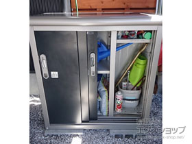 の物置・屋外倉庫 エスモ 一般型 1050×520×1101 ESE-1005Y-SM 施工例