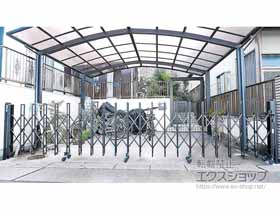 のカーゲート セレビューMA型 キャスター式 片開き 54SA 施工例