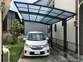 YKKAPのカーポート レイナポートグラン　積雪～20cm対応 施工例
