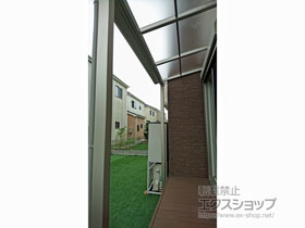 のテラス屋根 ソラリア F型 テラスタイプ 単体 積雪〜20cm対応 施工例