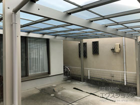 のカーポート エフルージュ ツイン 積雪〜20cm対応 施工例