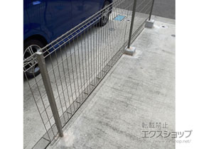 のフェンス・柵 ハイグリッドフェンスUF8型 フリーポールタイプ　 施工例