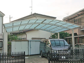 のカーポート レイナツインポートグラン　積雪〜20cm対応 施工例