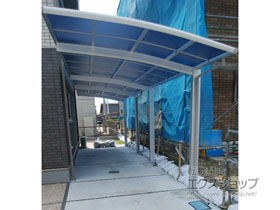 のカーポート レイナポートグラン 縦連棟　積雪〜20cm対応 施工例