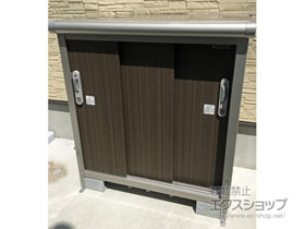 の物置・屋外倉庫 エスモ 一般型 1050×520×1101（ESE-1005Y） ESE-1005Y-DW 施工例