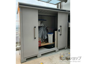 の物置・屋外倉庫 エルモ 一般型 2570×1170×2121（LMD-2511） LMD-2511-CB 施工例