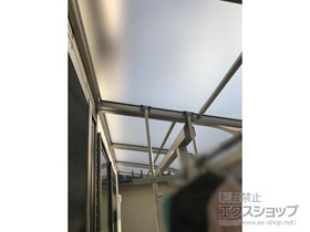 のバルコニー・ベランダ屋根 ソラリア R型 屋根タイプ 単体 積雪〜20cm対応 施工例