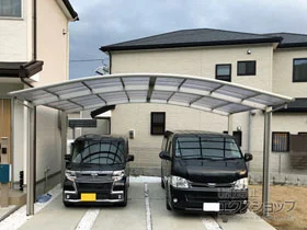 YKKAPのカーポート レイナツインポートグラン　積雪～20cm対応 施工例