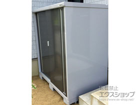 の物置・屋外倉庫 シンプリー 一般型 1520×905×1603 MJX-159D-P-【PG】 施工例