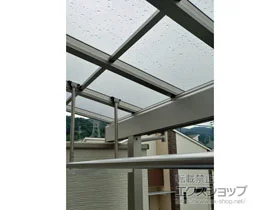 YKKAPのバルコニー屋根 ソラリア F型 1500 屋根タイプ 単体 積雪～50cm対応 施工例