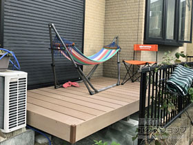 のウッドデッキ 樹ら楽ステージ 施工例