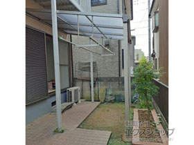 のテラス屋根 ソラリア F型 テラスタイプ 単体 積雪〜20cm対応 施工例