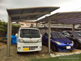 のカーポート ネスカR (ラウンドスタイル) 積雪〜20cm対応 施工例