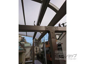 YKKAPのバルコニー屋根 ソラリア R型 屋根タイプ 単体 積雪～20cm対応 施工例