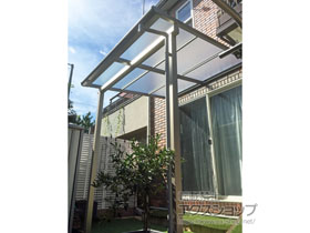 のテラス屋根 ソラリア F型 テラスタイプ 単体 積雪〜20cm対応 施工例