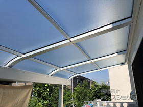 のバルコニー・ベランダ屋根 スピーネ R型 屋根タイプ 単体 積雪〜20cm対応 施工例