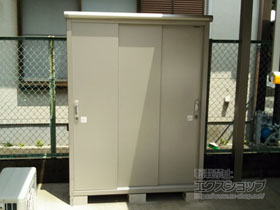 の物置・屋外倉庫 エスモ 一般型 1497×650×1959（ESE-1506A） ESE-1506A-SS 施工例