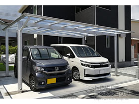 のカーポート ソリッドポート ワイド 積雪〜20cm対応 施工例