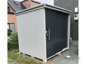 の物置・屋外倉庫 エルモ 積雪型 2220×1870×2119 LMDS-2218-SM 施工例