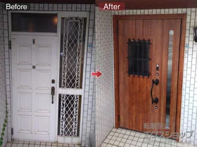 LIXIL ���N�V��(�g�X�e��)�̌��փh�A ���V�F���g���փh�A3 �f�MK4�d�l �e�q�d�l(�����}��)L D44�^ ���J�U�X�v���X�d�l �{�H��