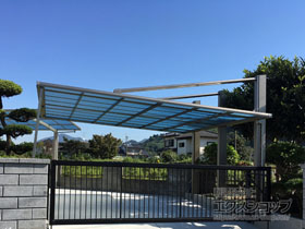 のカーポート ダブルフェース 積雪〜20cm対応 施工例