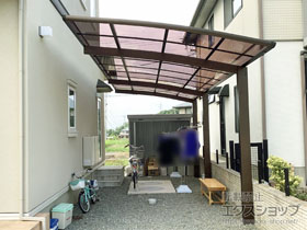 のカーポート レイナポートグラン 延長　積雪〜20cm対応 施工例