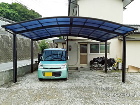 のカーポート プレシオスポート ワイド 積雪〜20cm対応 施工例