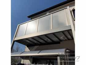 のバルコニー ビューステージHスタイル パネルマット 単体 柱建て式 施工例