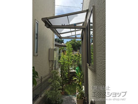 のバルコニー・ベランダ屋根 スピーネ F型 ルーフタイプ 単体 積雪〜20cm対応 施工例