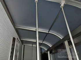 のテラス屋根 スピーネ R型 テラスタイプ 単体 積雪〜20cm対応 施工例