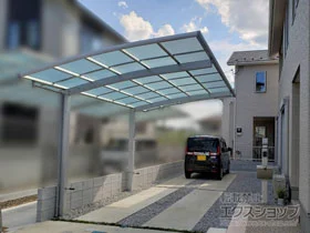 YKKAPのカーポート レイナポートグラン　積雪～20cm対応 施工例