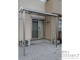 のテラス屋根 プレシオステラスII R型 テラスタイプ 単体 積雪〜20cm対応 施工例