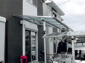 のテラス屋根 ソラリア F型 テラスタイプ 単体 積雪〜20cm対応 施工例