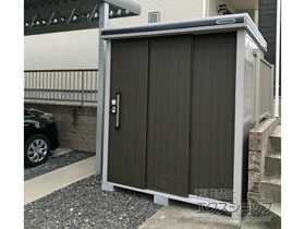 の物置・屋外倉庫 エルモ 一般型 1870×1520×2120（LMD-1815） LMD-1815-DW 施工例