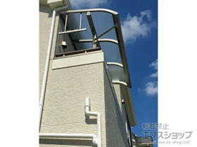 YKKAPのバルコニー屋根 ソラリア R型 屋根タイプ 単体 積雪～20cm対応 施工例