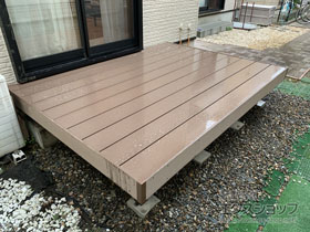 のウッドデッキ 樹ら楽ステージ 施工例