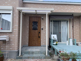 のテラス屋根 シュエット テラスタイプ 単体 積雪〜20cm対応 施工例