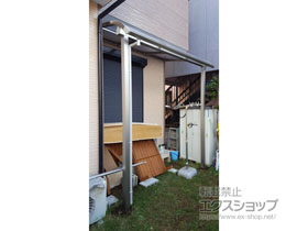 のテラス屋根 ソラリア R型 テラスタイプ 単体 積雪〜20cm対応 施工例