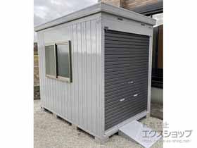 の倉庫・ガレージ バイク保管庫 一般型 床付タイプ 1790×2630×2375 ハイルーフ（FXN-1726HY） 施工例