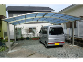 のカーポート レイナツインポートグラン 積雪〜20cm対応 施工例