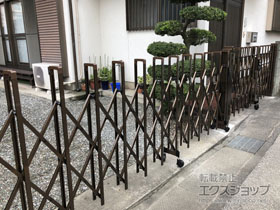 のカーゲート トリップゲート RB型 ノンレール 片開き 41S 施工例