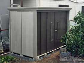 の物置・屋外倉庫 Mr.ストックマンダンディ 一般型 2900×1590×2110 ND-2915-B 施工例
