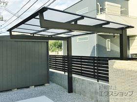 のサイクルポート・駐輪場 ニューマイリッシュミニ 通常勾配 前上がり 積雪〜20cm対応 施工例