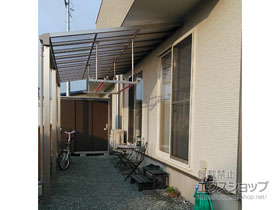 のテラス屋根 ソラリア F型 1500 テラスタイプ 連棟　積雪〜50cm対応 施工例