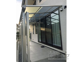 のテラス屋根 ソラリア F型 テラスタイプ 単体 積雪〜20cm対応 施工例