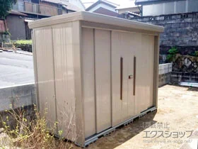 タクボの物置・収納・屋外倉庫 Mr.ストックマンダンディ 一般型 2900×1222×2110（ND-2912） ND-2912-W 施工例
