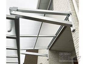 のテラス屋根 ソラリア F型 ルーフタイプ 単体積雪〜20cm対応 施工例